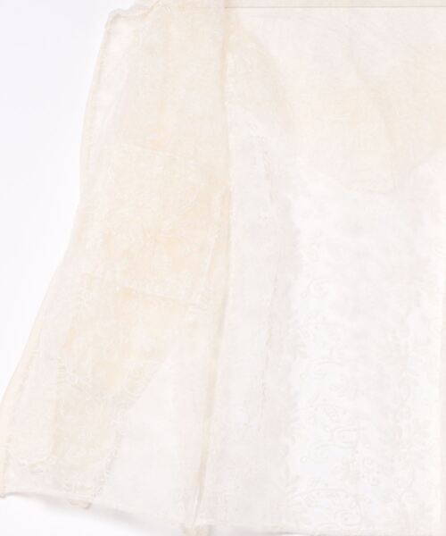 Port(ポート)の「【 antique andico / アンティーク アンディコ 】 総レース シアー デザイン ジップ パーカー #_(パーカー・レディース・ホワイト・FREE)」の2枚目の写真