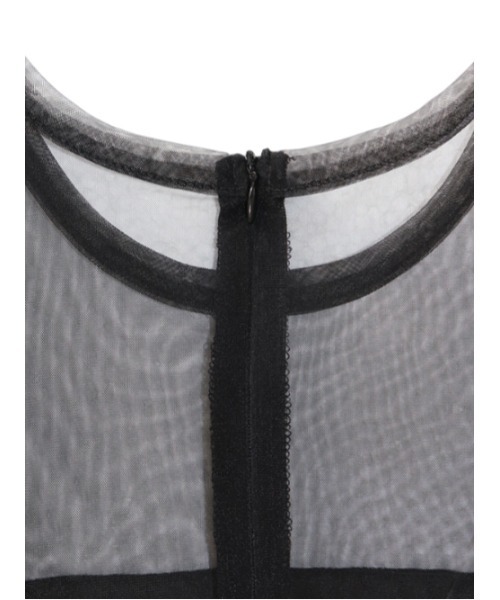 AMAIL（アマイル）の「Millefeuille mature dress（ドレス・レディース・ブラック/グレー・M/S）」の15枚目の写真