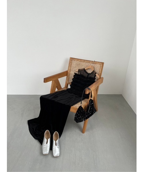 AMAIL（アマイル）の「Millefeuille mature dress（ドレス・レディース・ブラック/グレー・M/S）」の10枚目の写真