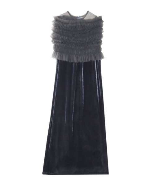 AMAIL（アマイル）の「Millefeuille mature dress（ドレス・レディース・ブラック/グレー・M/S）」の11枚目の写真