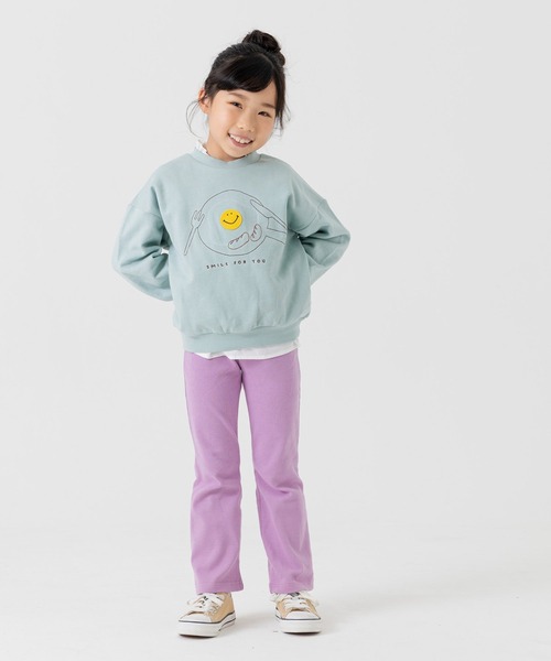 chil2(チルツー)の「スマイリーフェイス トレーナー(スウェット・キッズ・C/D/E/F/A/B・80cm/90cm/100cm/110cm/120cm/130cm/140cm)」の9枚目の写真