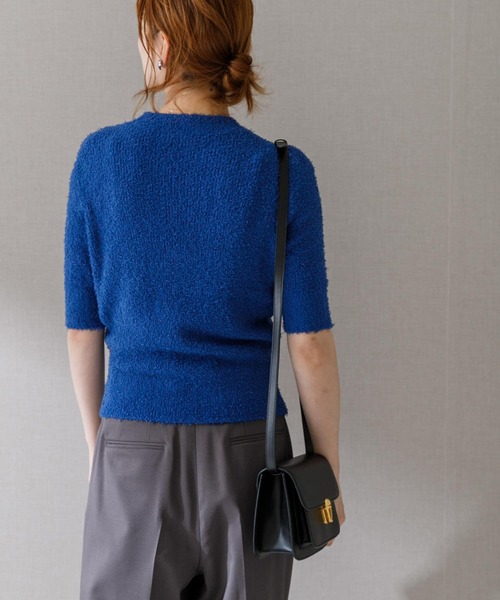 URBAN RESEARCH ROSSO WOMEN（アーバンリサーチ　ロッソ）の「コットンシャギーハイネックプルオーバー（ニット/セーター・レディース・ホワイト/オレンジ/ブルー・FREE）」の20枚目の写真