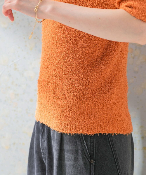 コットンシャギーハイネックプルオーバー セールコットンシャギーハイネックプルオーバー（ニット⁄セーター