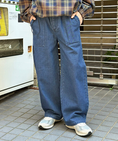 CPCM（シーピーシーエム）の「【カルチャー】バルーンベイカーパンツ（その他パンツ・レディース・ベージュ/インディゴブルー/アイボリー/ブラック・MEDIUM/LARGE）」の4枚目の写真