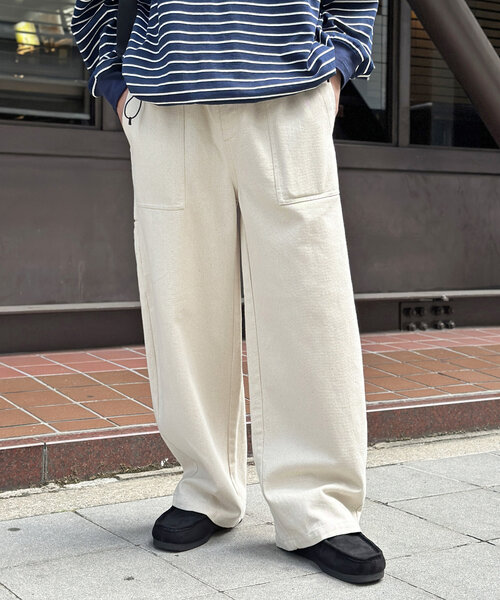 CPCM（シーピーシーエム）の「【カルチャー】バルーンベイカーパンツ（その他パンツ・レディース・ベージュ/インディゴブルー/アイボリー/ブラック・MEDIUM/LARGE）」の2枚目の写真