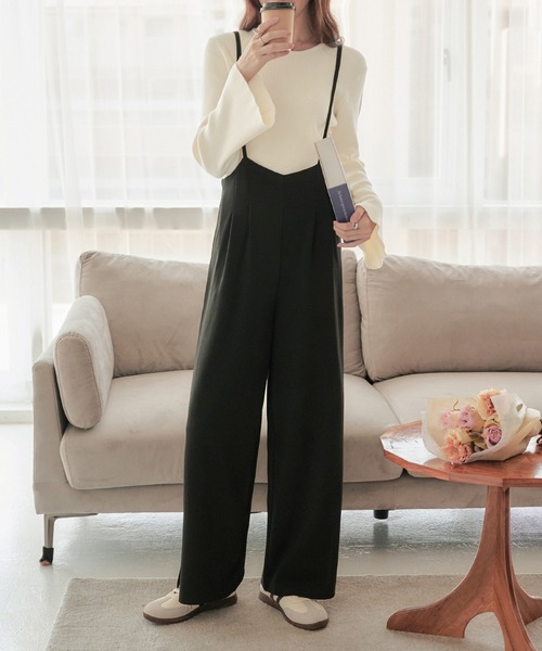 CHAN ME（チャンミ）の「配色フレアースリーブニット（ニット/セーター・レディース・ブラック/アイボリー/グレー/ブルー/アイボリー系/イエロー/ブラック系/ピンク・MEDIUM/LARGE/X-LARGE）」の19枚目の写真