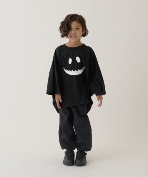 b・ROOM(ビールーム)の「【ハロウィン】変形オバケTシャツ(Tシャツ/カットソー・キッズ・ブラック/アイボリー/チャコール・M/L)」の11枚目の写真