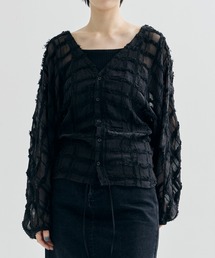 【TAAKK/ターク】SHEERED SHIRTS