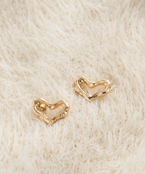 CIAOPANIC TYPY（チャオパニックティピー）の「lilサークルハートピアス（ピアス（両耳用）・レディース・シルバー/ゴールド・ONE SIZE）」の9枚目の写真