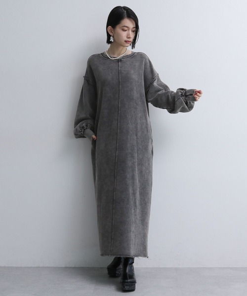 HARE（ハレ）の「2WAYパウダーカコウワンピース(HARE)（ワンピース・レディース・パープル/ブラック・FREE）」の4枚目の写真