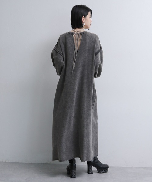 HARE（ハレ）の「2WAYパウダーカコウワンピース(HARE)（ワンピース・レディース・パープル/ブラック・FREE）」の5枚目の写真