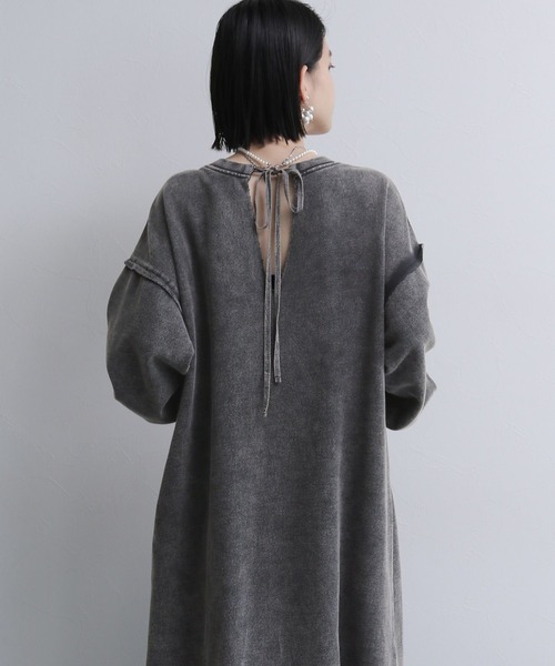 HARE（ハレ）の「2WAYパウダーカコウワンピース(HARE)（ワンピース・レディース・パープル/ブラック・FREE）」の13枚目の写真