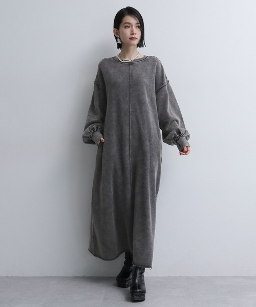 HARE（ハレ）の「2WAYパウダーカコウワンピース(HARE)（ワンピース・レディース・パープル/ブラック・FREE）」の3枚目の写真