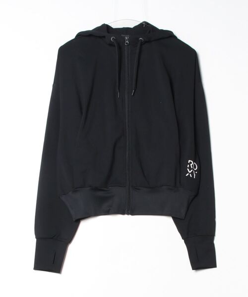 ROXY（ロキシー）の「ロキシー ROXY FEELING COZY HOODIE（パーカー・レディース・グレー/ブラック・M/L）」の2枚目の写真