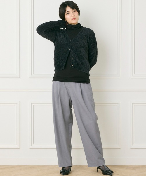 INED CLARO（イネドクラロ）の「ラグウォームタートルネックプルオーバー（ニット/セーター・レディース・オフホワイト/グレー/ブラック・フリー）」の12枚目の写真