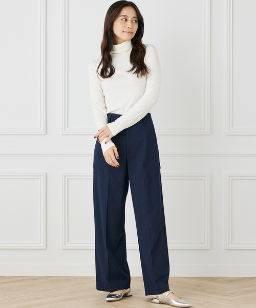 INED CLARO（イネドクラロ）の「ラグウォームタートルネックプルオーバー（ニット/セーター・レディース・オフホワイト/グレー/ブラック・フリー）」の18枚目の写真