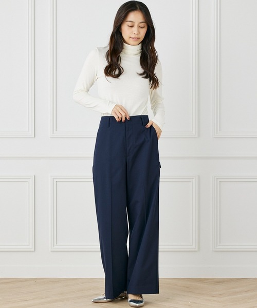 INED CLARO（イネドクラロ）の「ラグウォームタートルネックプルオーバー（ニット/セーター・レディース・オフホワイト/グレー/ブラック・フリー）」の19枚目の写真