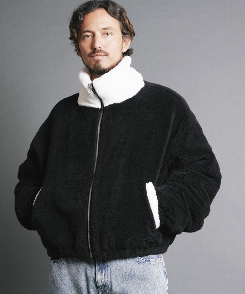 【セール】【SELECT】IR:SHAGGY FLEECE SHORT BLOUSON/シャギーフリースショートブルゾン（ブルゾン）｜Magine（マージン）