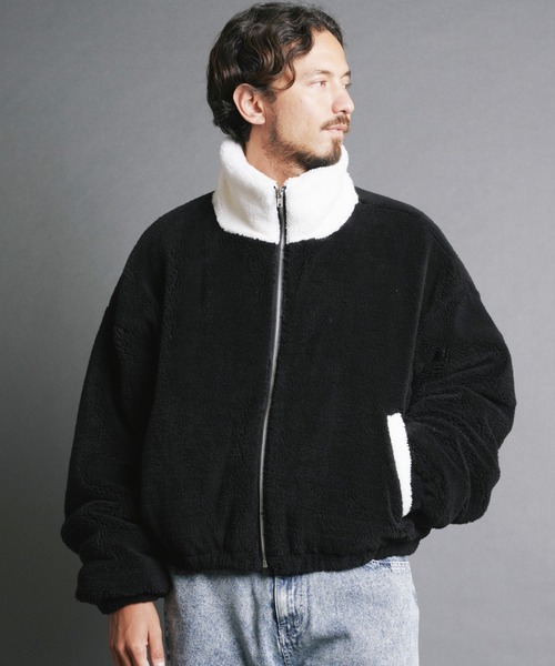 【セール】【SELECT】IR:SHAGGY FLEECE SHORT BLOUSON/シャギーフリースショートブルゾン（ブルゾン）｜Magine（マージン）