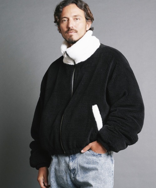 【セール】【SELECT】IR:SHAGGY FLEECE SHORT BLOUSON/シャギーフリースショートブルゾン（ブルゾン）｜Magine（マージン）