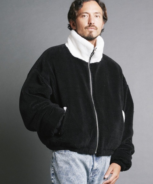 【セール】【SELECT】IR:SHAGGY FLEECE SHORT BLOUSON/シャギーフリースショートブルゾン（ブルゾン）｜Magine（マージン）