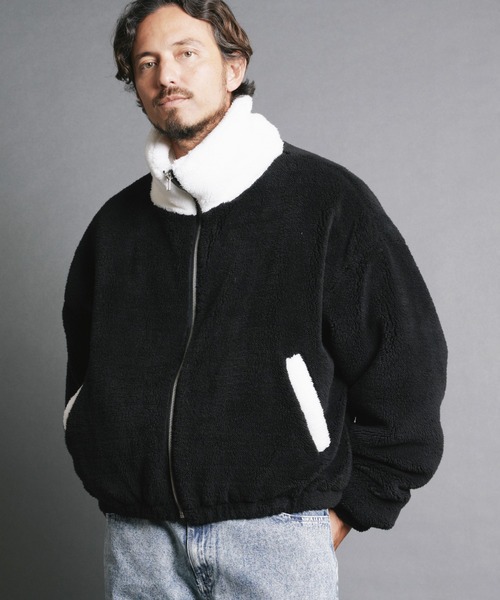 【セール】【SELECT】IR:SHAGGY FLEECE SHORT BLOUSON/シャギーフリースショートブルゾン（ブルゾン）｜Magine（マージン）
