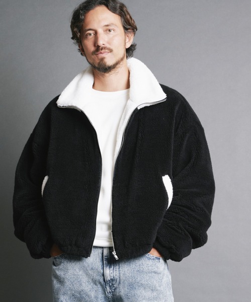 【セール】【SELECT】IR:SHAGGY FLEECE SHORT BLOUSON/シャギーフリースショートブルゾン（ブルゾン）｜Magine（マージン）