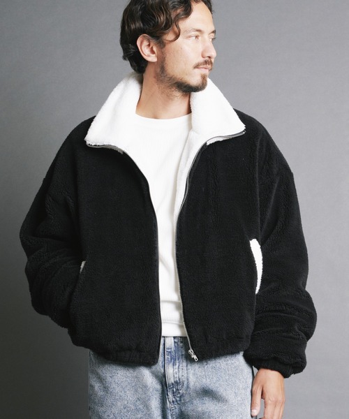 【セール】【SELECT】IR:SHAGGY FLEECE SHORT BLOUSON/シャギーフリースショートブルゾン（ブルゾン）｜Magine（マージン）