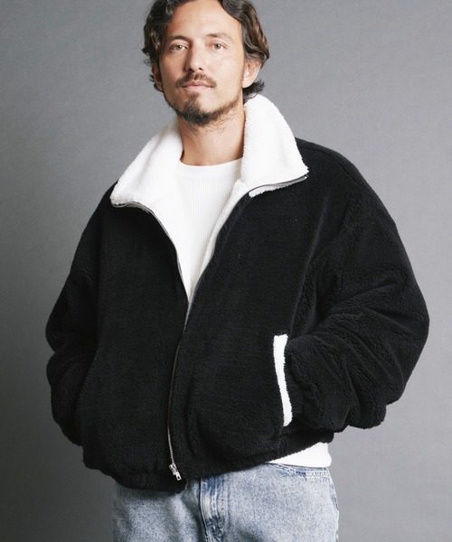 【セール】【SELECT】IR:SHAGGY FLEECE SHORT BLOUSON/シャギーフリースショートブルゾン（ブルゾン）｜Magine（マージン）