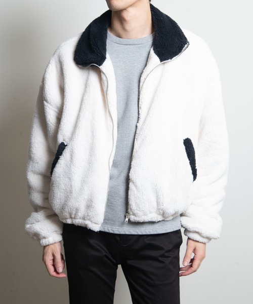 【セール】【SELECT】IR:SHAGGY FLEECE SHORT BLOUSON/シャギーフリースショートブルゾン（ブルゾン）｜Magine（マージン）