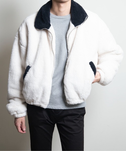 【セール】【SELECT】IR:SHAGGY FLEECE SHORT BLOUSON/シャギーフリースショートブルゾン（ブルゾン）｜Magine（マージン）