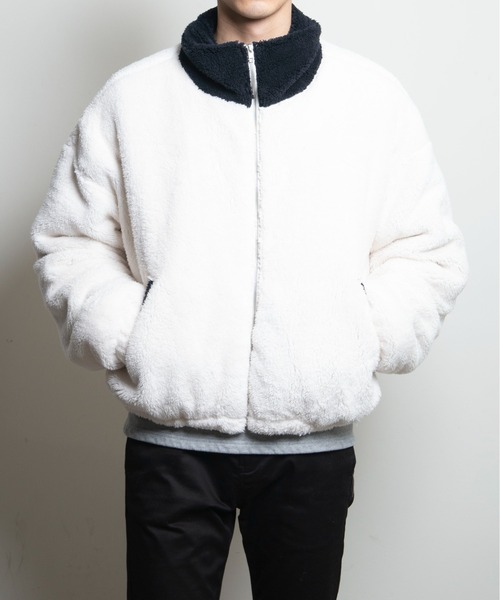 【セール】【SELECT】IR:SHAGGY FLEECE SHORT BLOUSON/シャギーフリースショートブルゾン（ブルゾン）｜Magine（マージン）