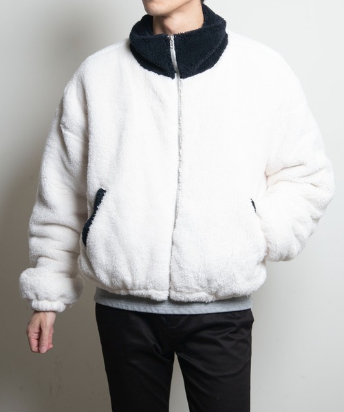 【セール】【SELECT】IR:SHAGGY FLEECE SHORT BLOUSON/シャギーフリースショートブルゾン（ブルゾン）｜Magine（マージン）