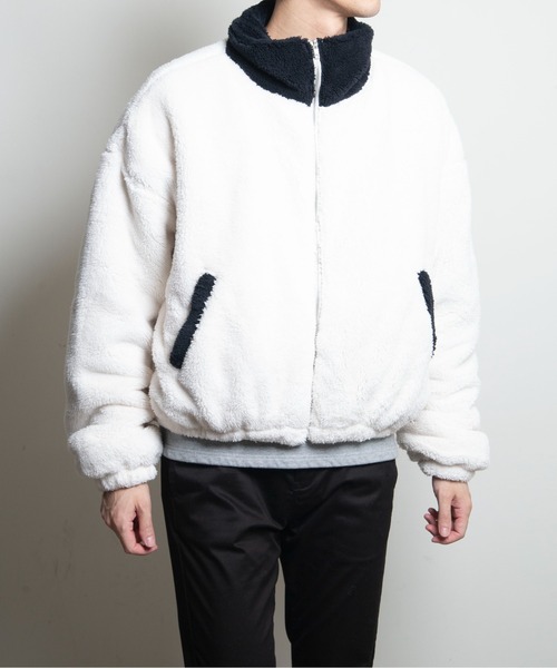 【セール】【SELECT】IR:SHAGGY FLEECE SHORT BLOUSON/シャギーフリースショートブルゾン（ブルゾン）｜Magine（マージン）