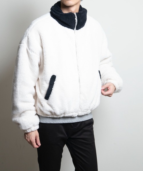 【セール】【SELECT】IR:SHAGGY FLEECE SHORT BLOUSON/シャギーフリースショートブルゾン（ブルゾン）｜Magine（マージン）
