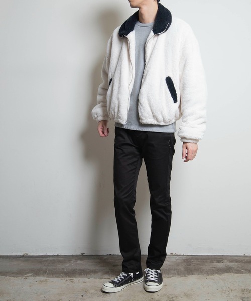 【セール】【SELECT】IR:SHAGGY FLEECE SHORT BLOUSON/シャギーフリースショートブルゾン（ブルゾン）｜Magine（マージン）