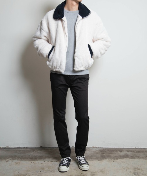 【セール】【SELECT】IR:SHAGGY FLEECE SHORT BLOUSON/シャギーフリースショートブルゾン（ブルゾン）｜Magine（マージン）