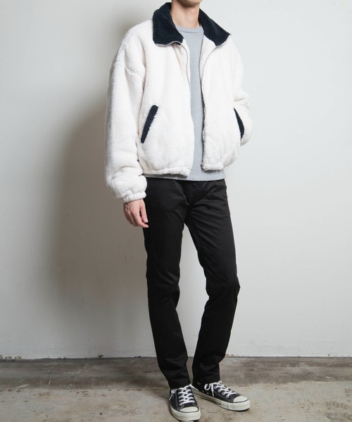 【セール】【SELECT】IR:SHAGGY FLEECE SHORT BLOUSON/シャギーフリースショートブルゾン（ブルゾン）｜Magine（マージン）