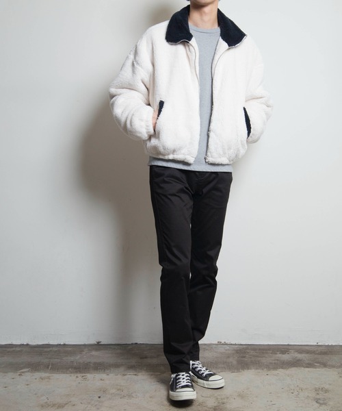【セール】【SELECT】IR:SHAGGY FLEECE SHORT BLOUSON/シャギーフリースショートブルゾン（ブルゾン）｜Magine（マージン）