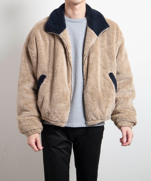 【セール】【SELECT】IR:SHAGGY FLEECE SHORT BLOUSON/シャギーフリースショートブルゾン（ブルゾン）｜Magine（マージン）