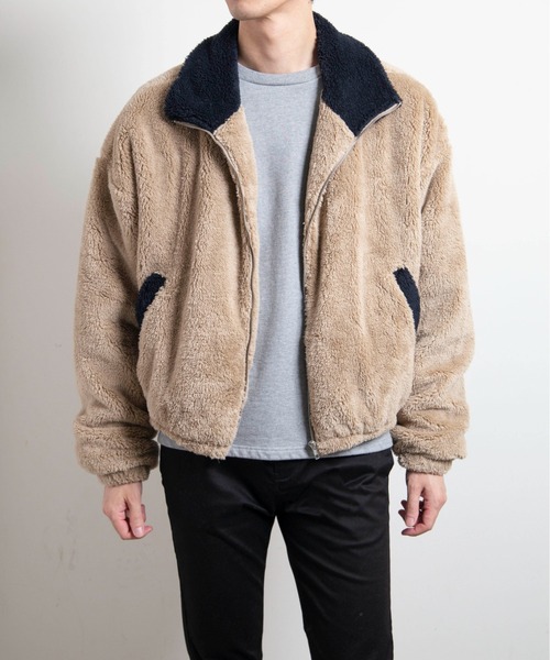 【セール】【SELECT】IR:SHAGGY FLEECE SHORT BLOUSON/シャギーフリースショートブルゾン（ブルゾン）｜Magine（マージン）