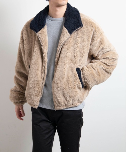 【セール】【SELECT】IR:SHAGGY FLEECE SHORT BLOUSON/シャギーフリースショートブルゾン（ブルゾン）｜Magine（マージン）