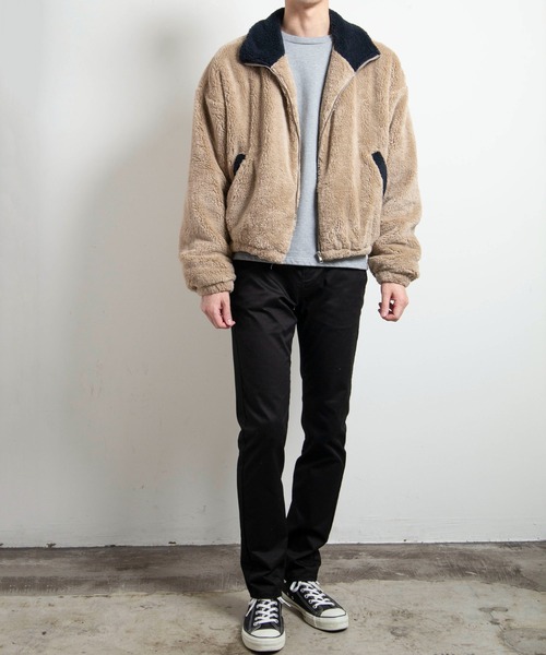 【セール】【SELECT】IR:SHAGGY FLEECE SHORT BLOUSON/シャギーフリースショートブルゾン（ブルゾン）｜Magine（マージン）