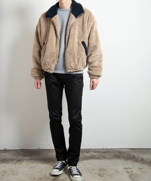 【セール】【SELECT】IR:SHAGGY FLEECE SHORT BLOUSON/シャギーフリースショートブルゾン（ブルゾン）｜Magine（マージン）