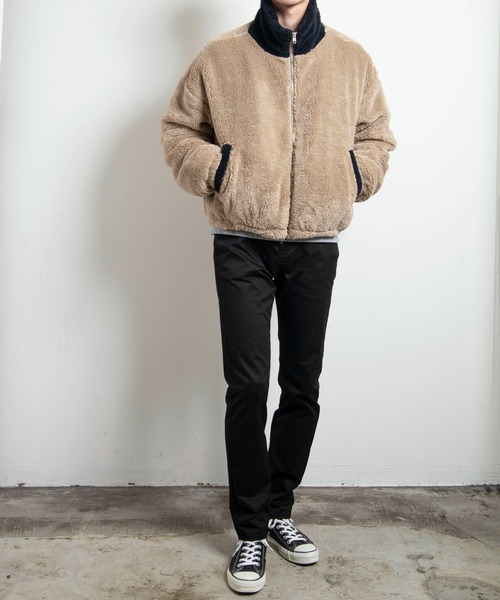【セール】【SELECT】IR:SHAGGY FLEECE SHORT BLOUSON/シャギーフリースショートブルゾン（ブルゾン）｜Magine（マージン）