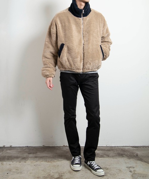 【セール】【SELECT】IR:SHAGGY FLEECE SHORT BLOUSON/シャギーフリースショートブルゾン（ブルゾン）｜Magine（マージン）