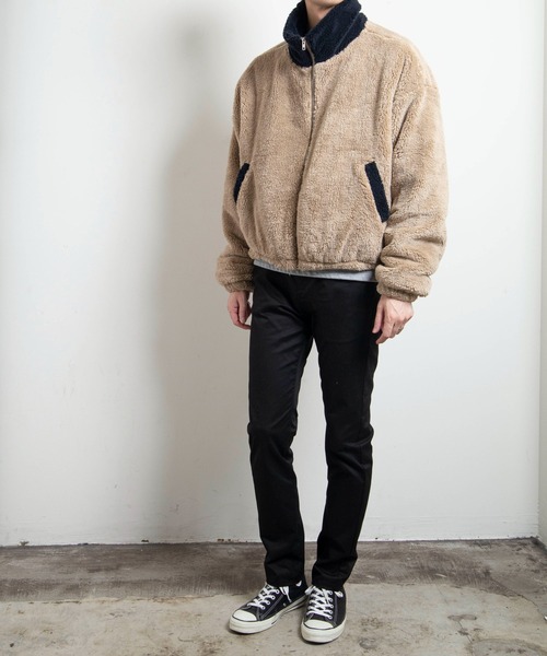 【セール】【SELECT】IR:SHAGGY FLEECE SHORT BLOUSON/シャギーフリースショートブルゾン（ブルゾン）｜Magine（マージン）
