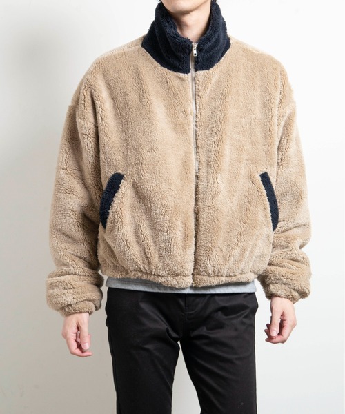 【セール】【SELECT】IR:SHAGGY FLEECE SHORT BLOUSON/シャギーフリースショートブルゾン（ブルゾン）｜Magine（マージン）