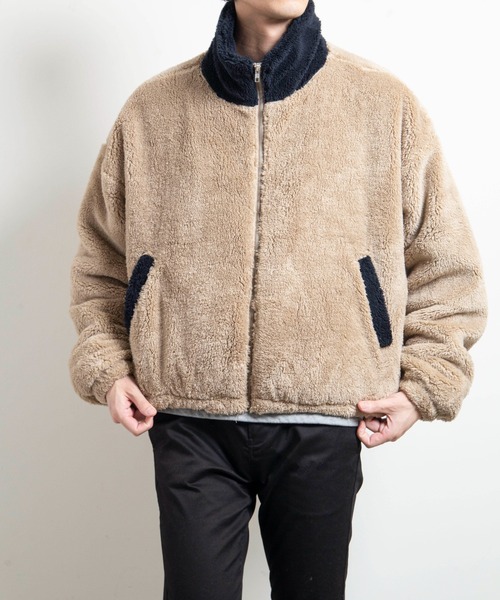 【セール】【SELECT】IR:SHAGGY FLEECE SHORT BLOUSON/シャギーフリースショートブルゾン（ブルゾン）｜Magine（マージン）