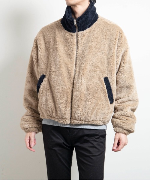 【セール】【SELECT】IR:SHAGGY FLEECE SHORT BLOUSON/シャギーフリースショートブルゾン（ブルゾン）｜Magine（マージン）